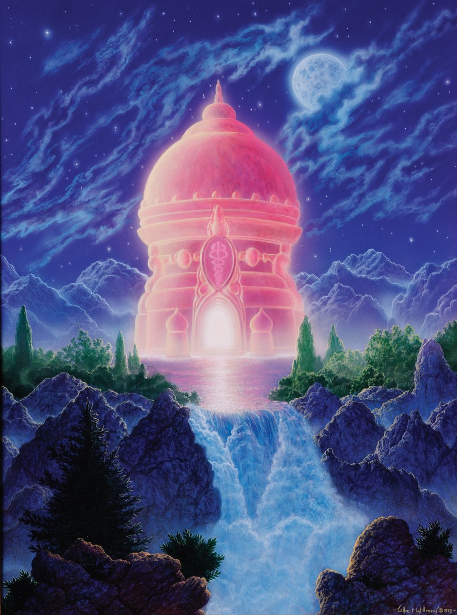 Tempel van genezing door Gilbert Williams