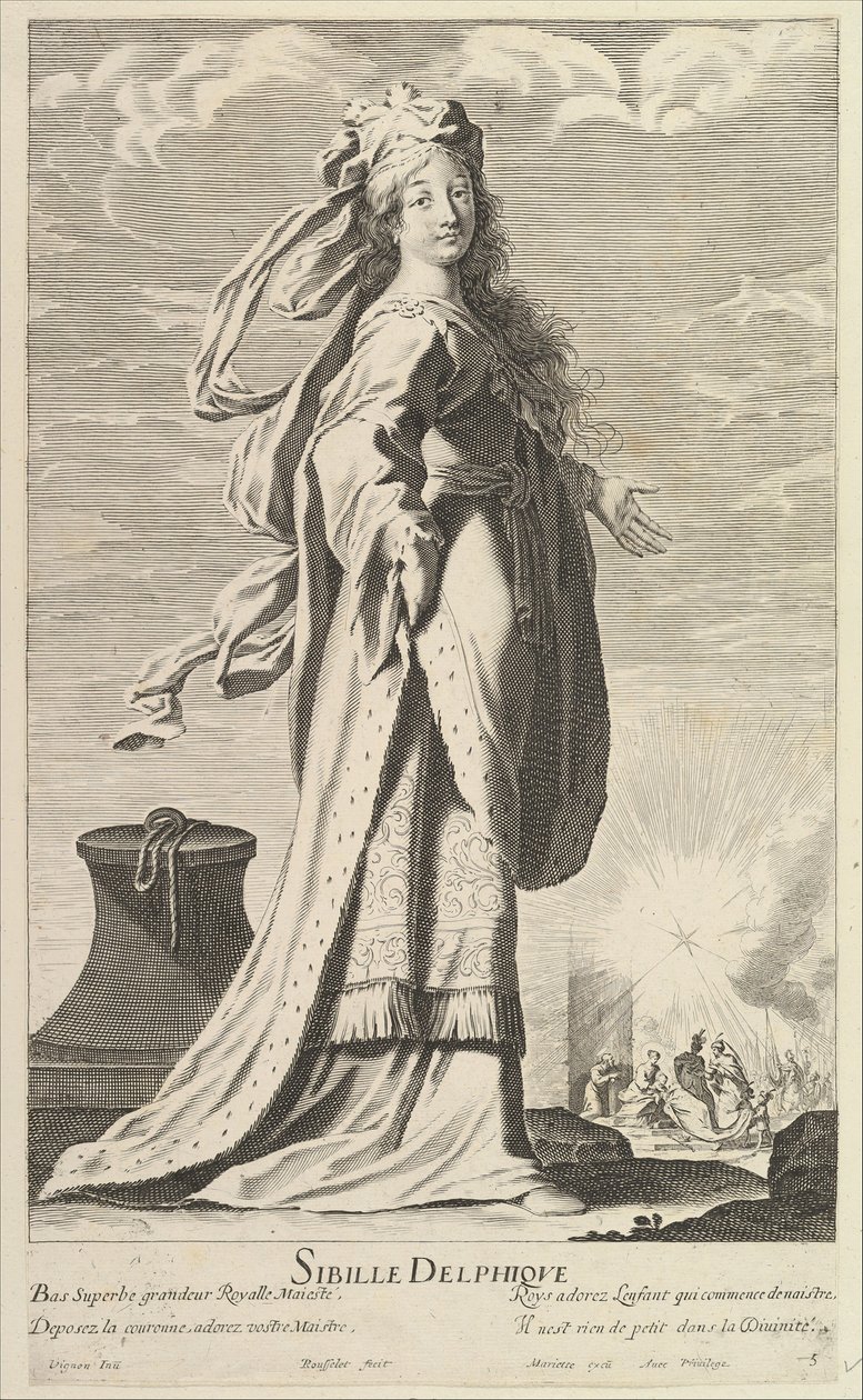 Sibylle Delphique door Gilles Rousselet and Abraham Bosse