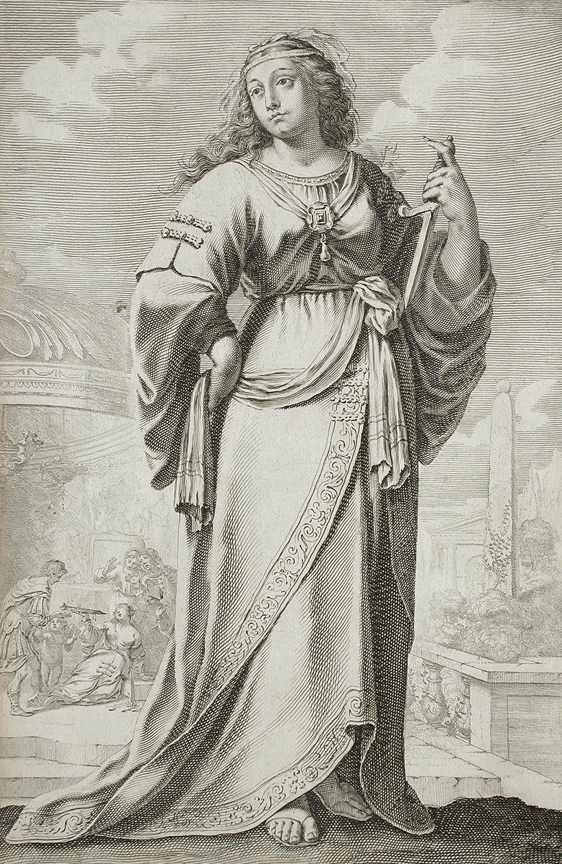 Lucretia (naar Claude Vignon) door Gilles Rousselet