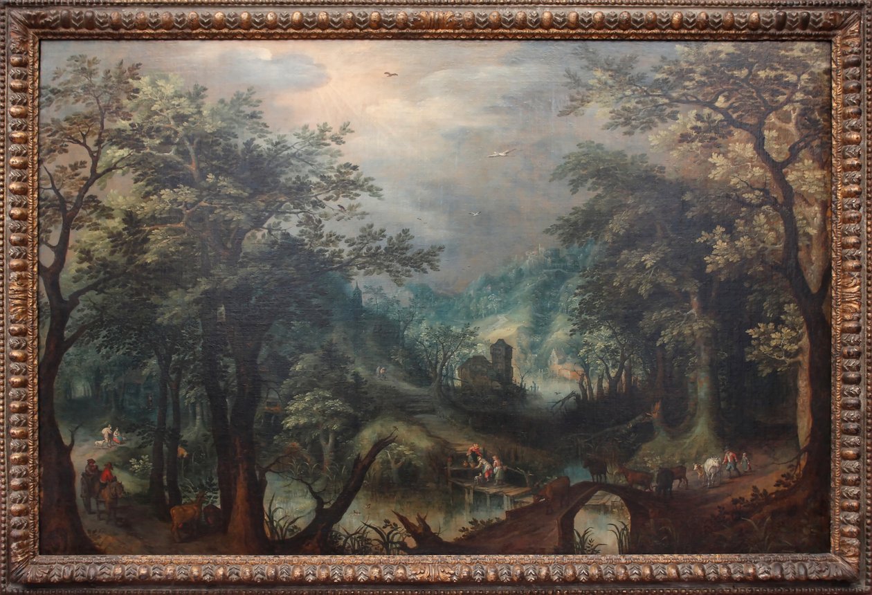 Landschap door Gillis van Coninxloo