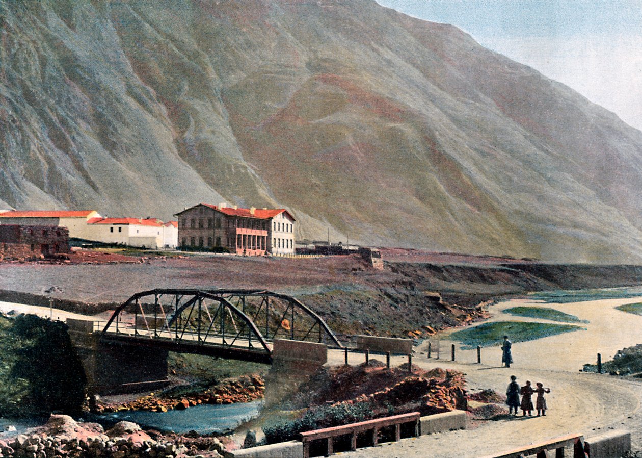 Station in Lars aan de Georgische Militaire Weg door Gillot