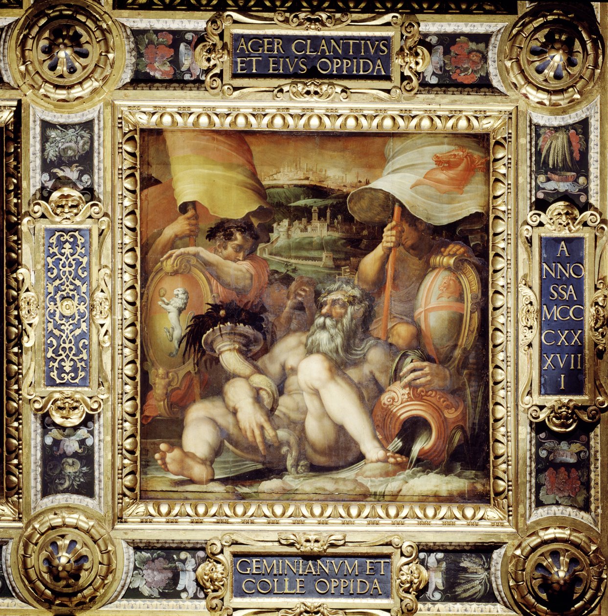 Allegorie van de steden San Gimignano en Colle Val d
