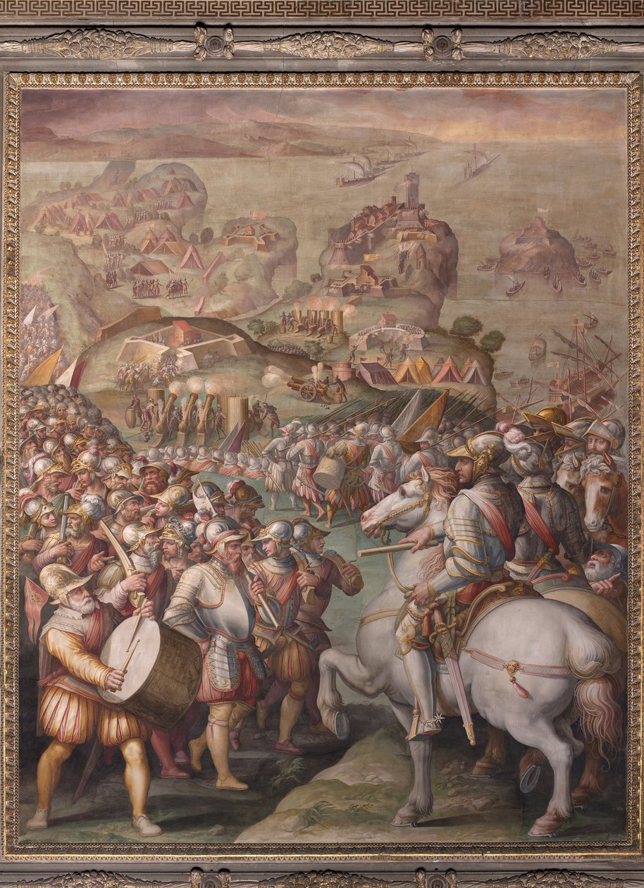 Inname van Porto Ercole door Giorgio Vasari