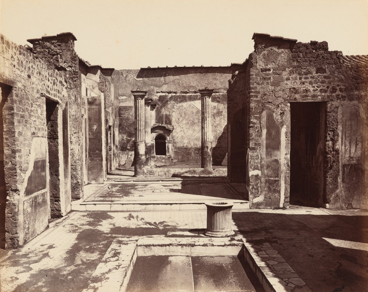 Casa del Poeta Tragico, Pompeï door Giorgio Sommer