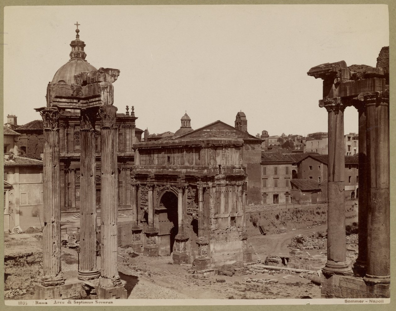 Rome - Boog van Septimius Severus door Giorgio Sommer