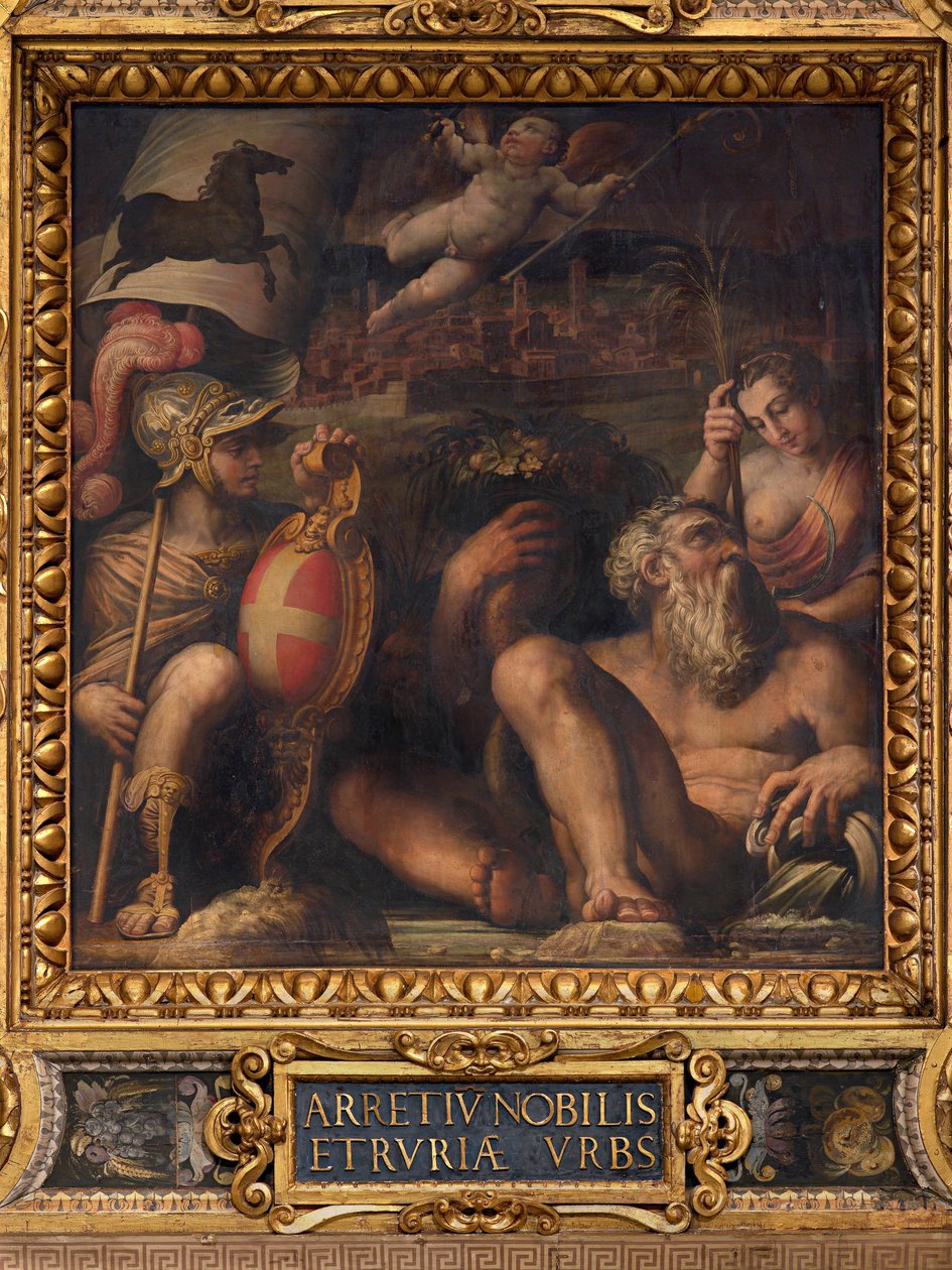 Allegorie van Arezzo door Giorgio Vasari