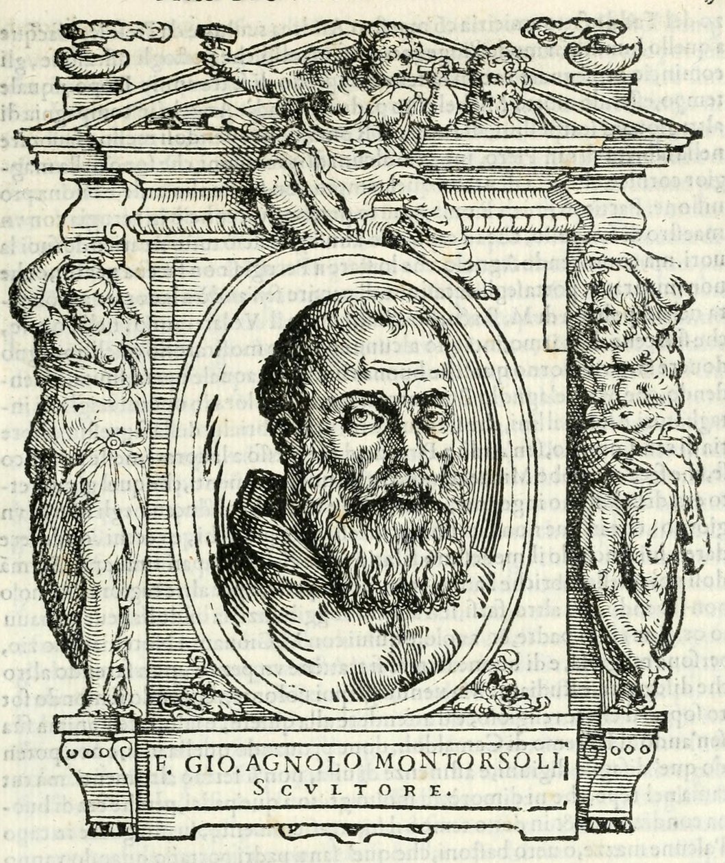 Portret van Giovanni Angelo Montorsoli, Vasari 1568 door Giorgio Vasari