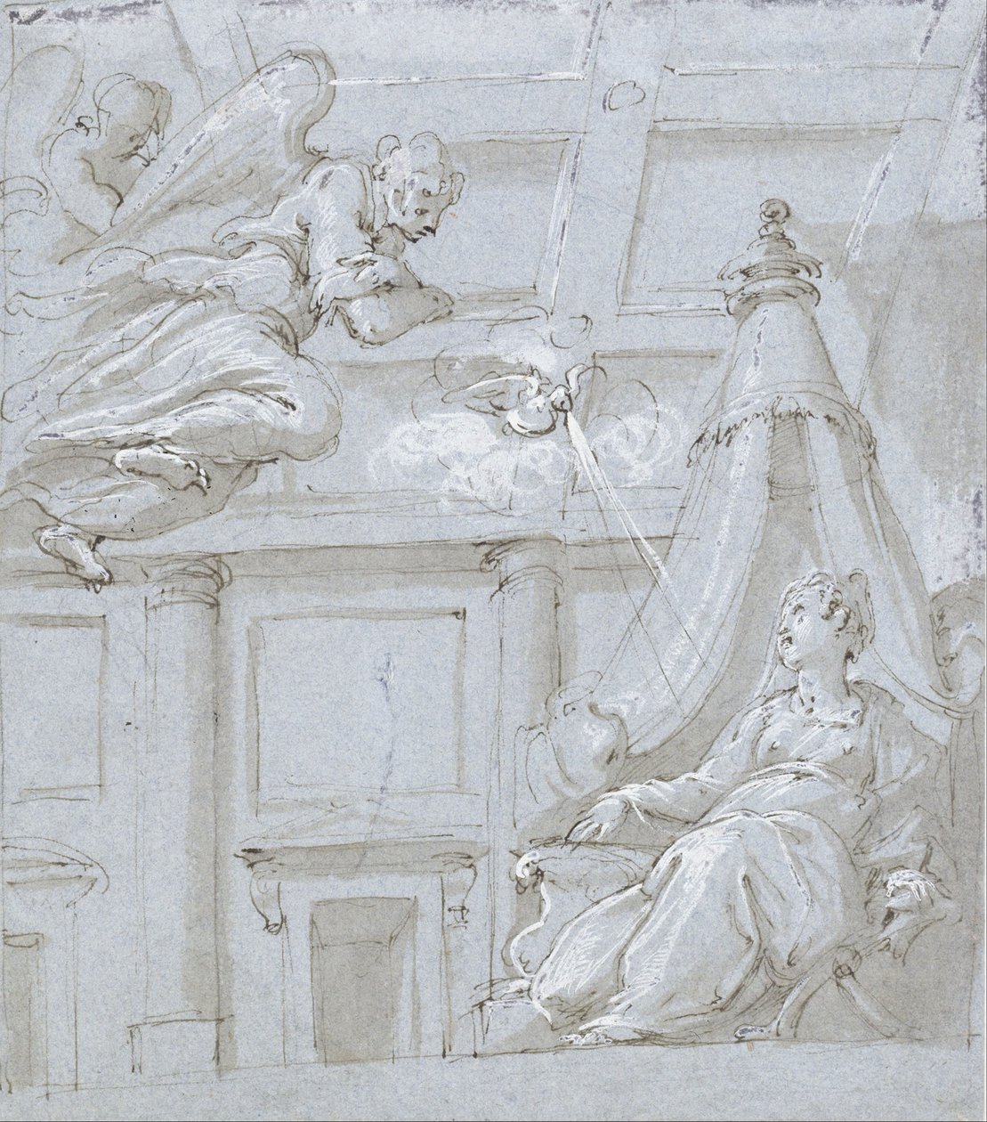 De annunciatie door Giorgio Vasari