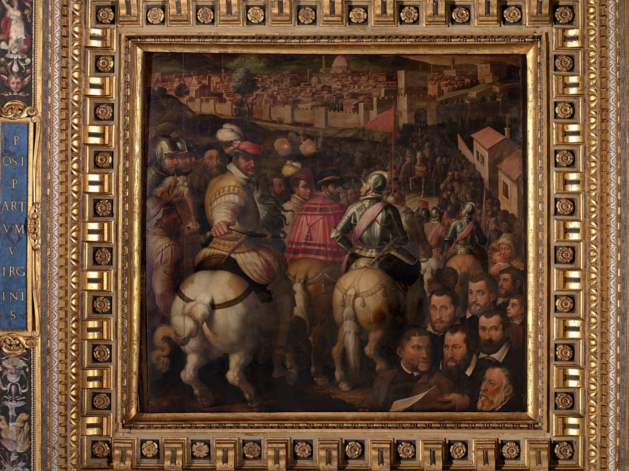 Triomf voor de oorlog tegen Siena door Giorgio Vasari