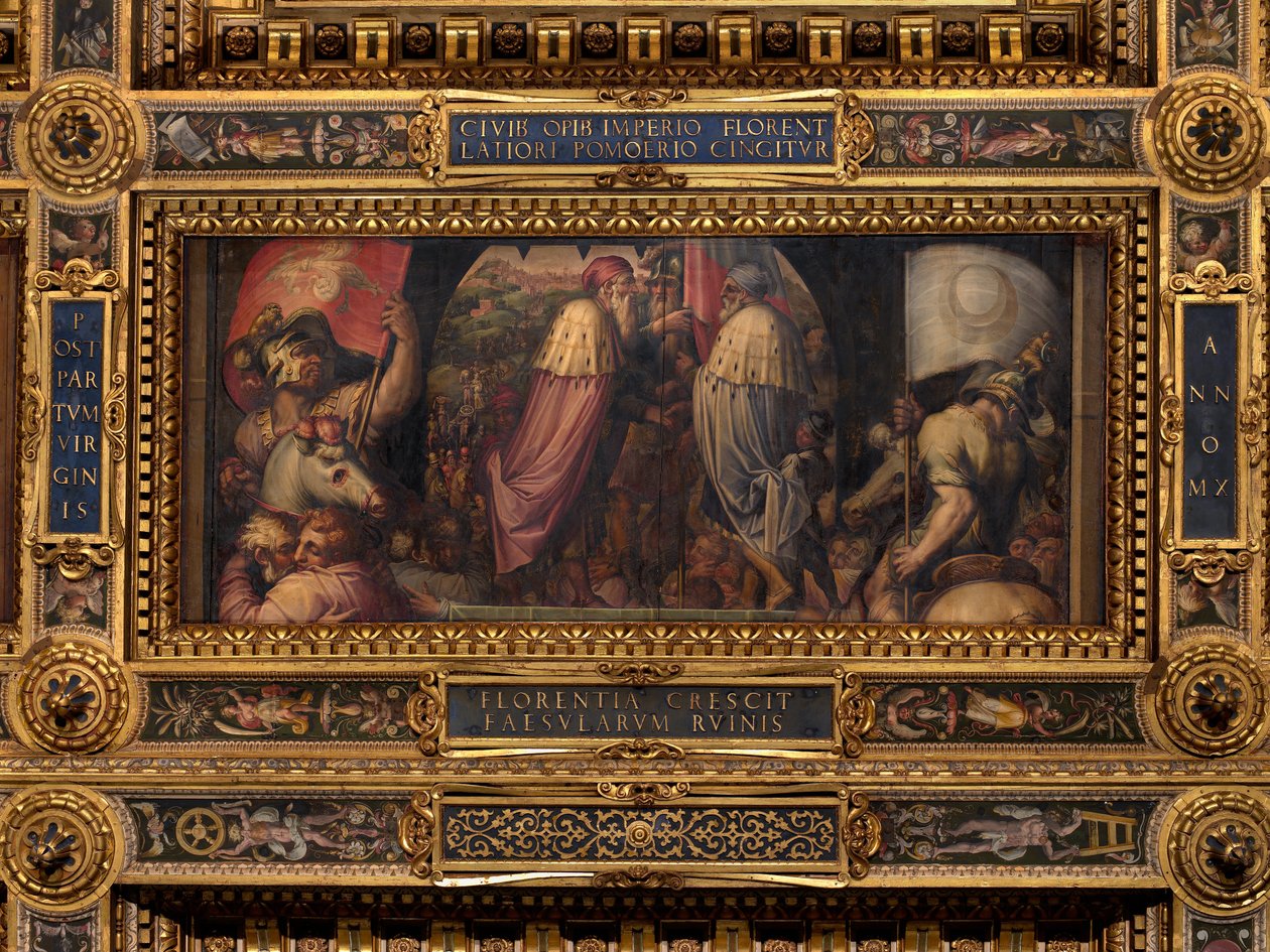 Unie van Florence en Fiesole door Giorgio Vasari