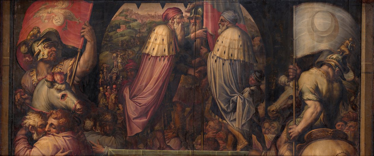 Unie van Florence en Fiesole, 1563-1565 door Giorgio Vasari