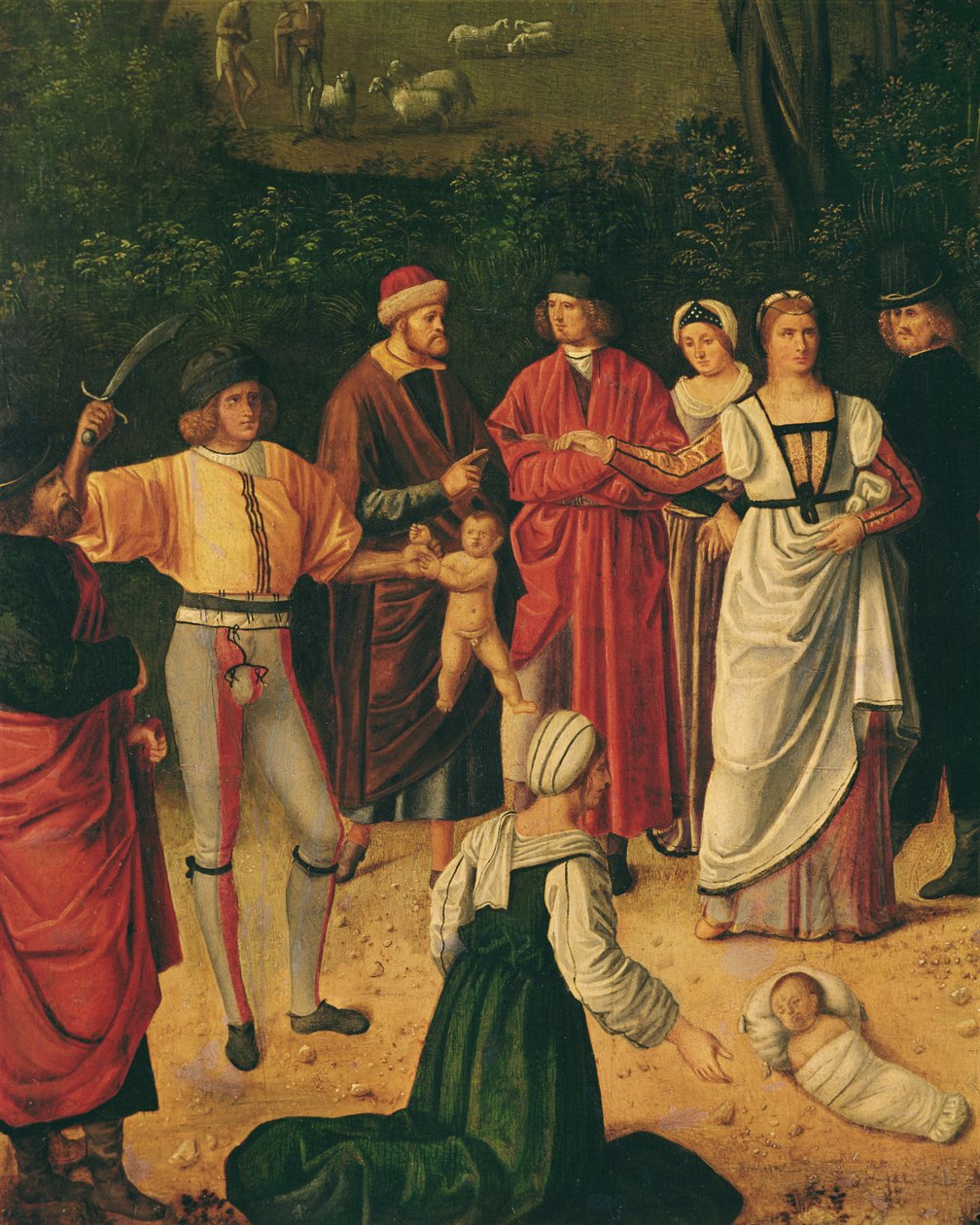 Het Oordeel van Salomo, 1505 door Giorgione da Castelfranco