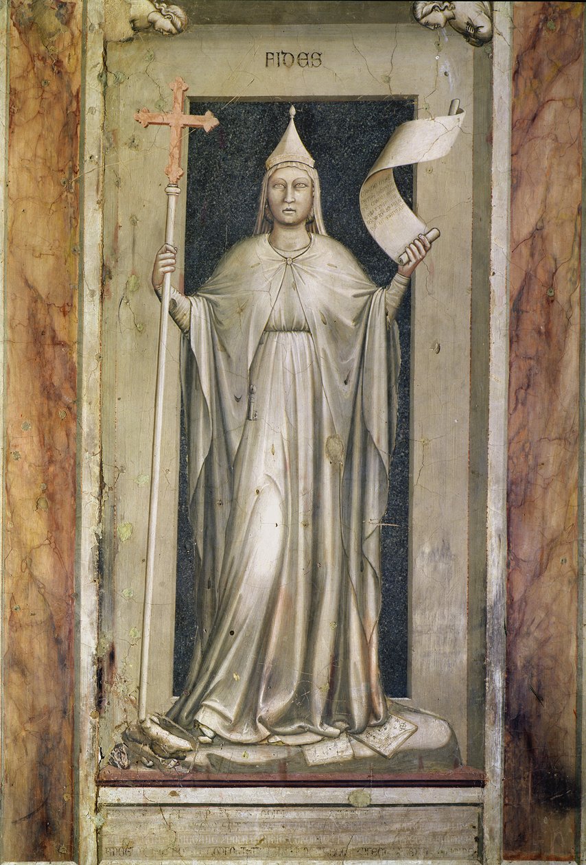 Geloof, ca. 1305 door Giotto di Bondone