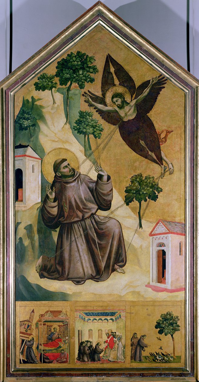 St. Franciscus ontvangt de Stigmata door Giotto (c.1266 1337)