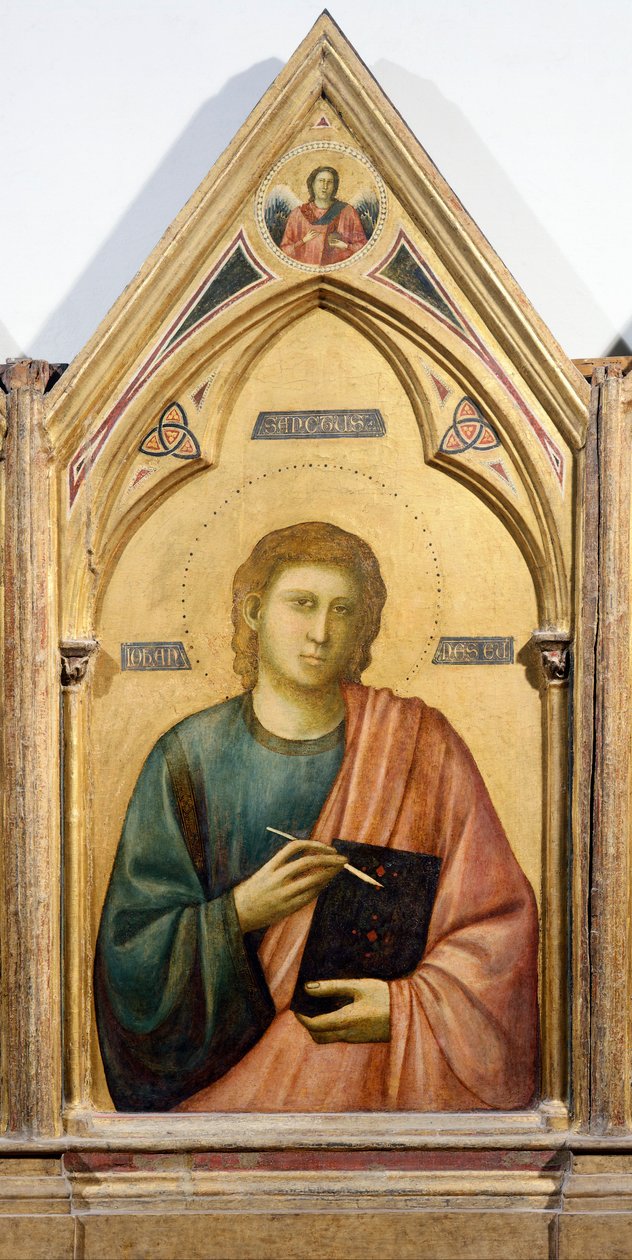 St. Johannes Evangelist (detail) door Giotto (c.1266 1337)