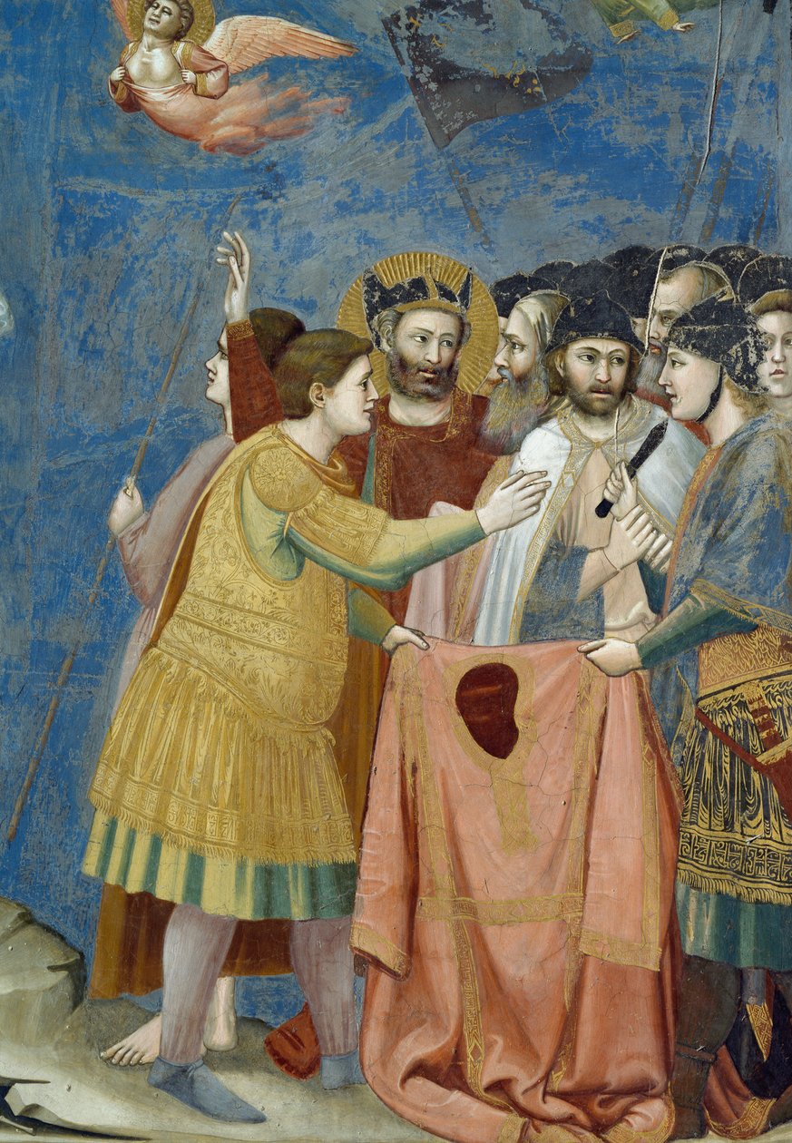 Kruisiging (detail) door Giotto (c.1266 1337)