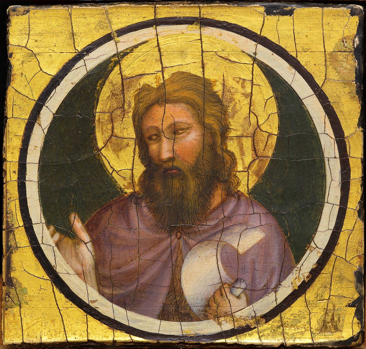 Sint Johannes de Doper door Giotto (c.1266 1337)