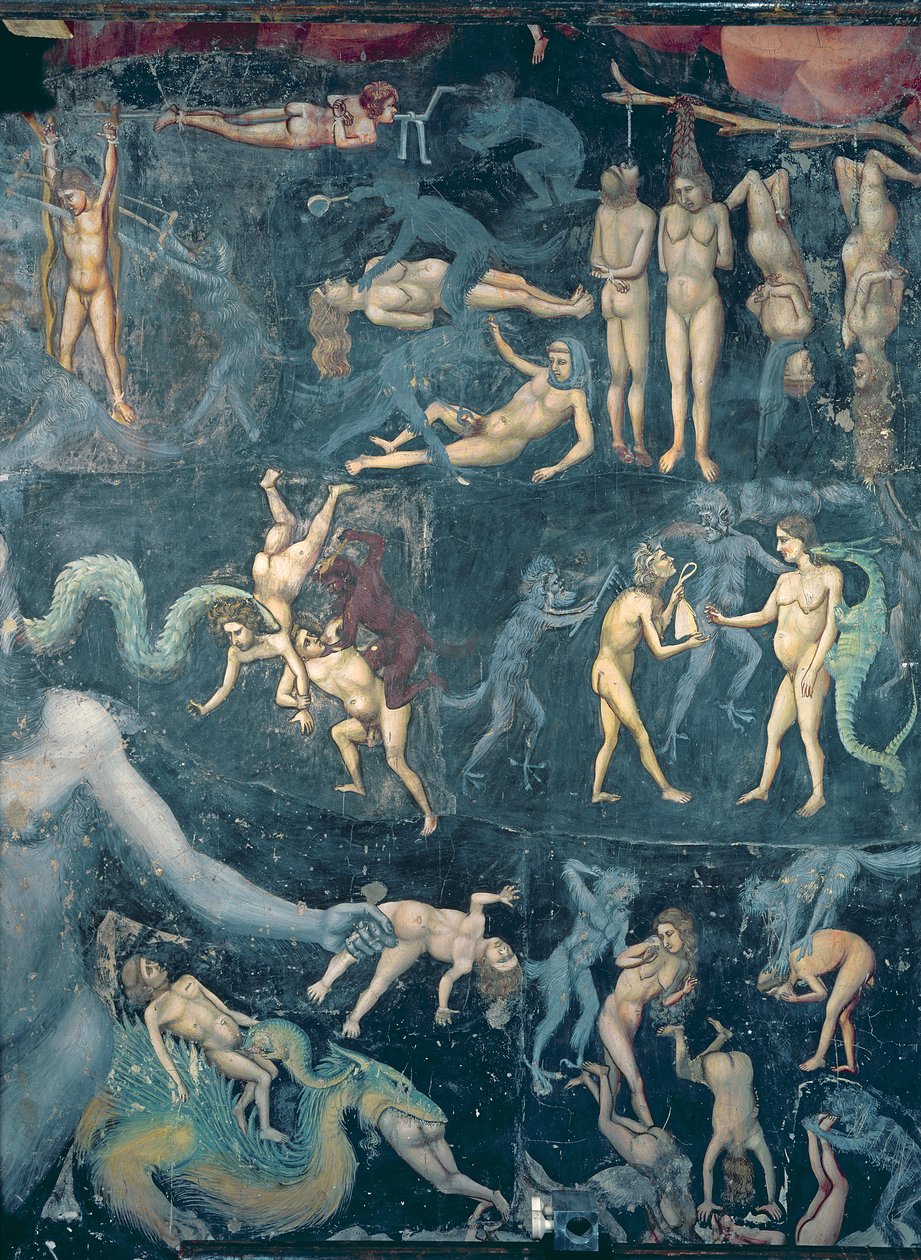 Het Laatste Oordeel (detail) door Giotto (c.1266 1337)