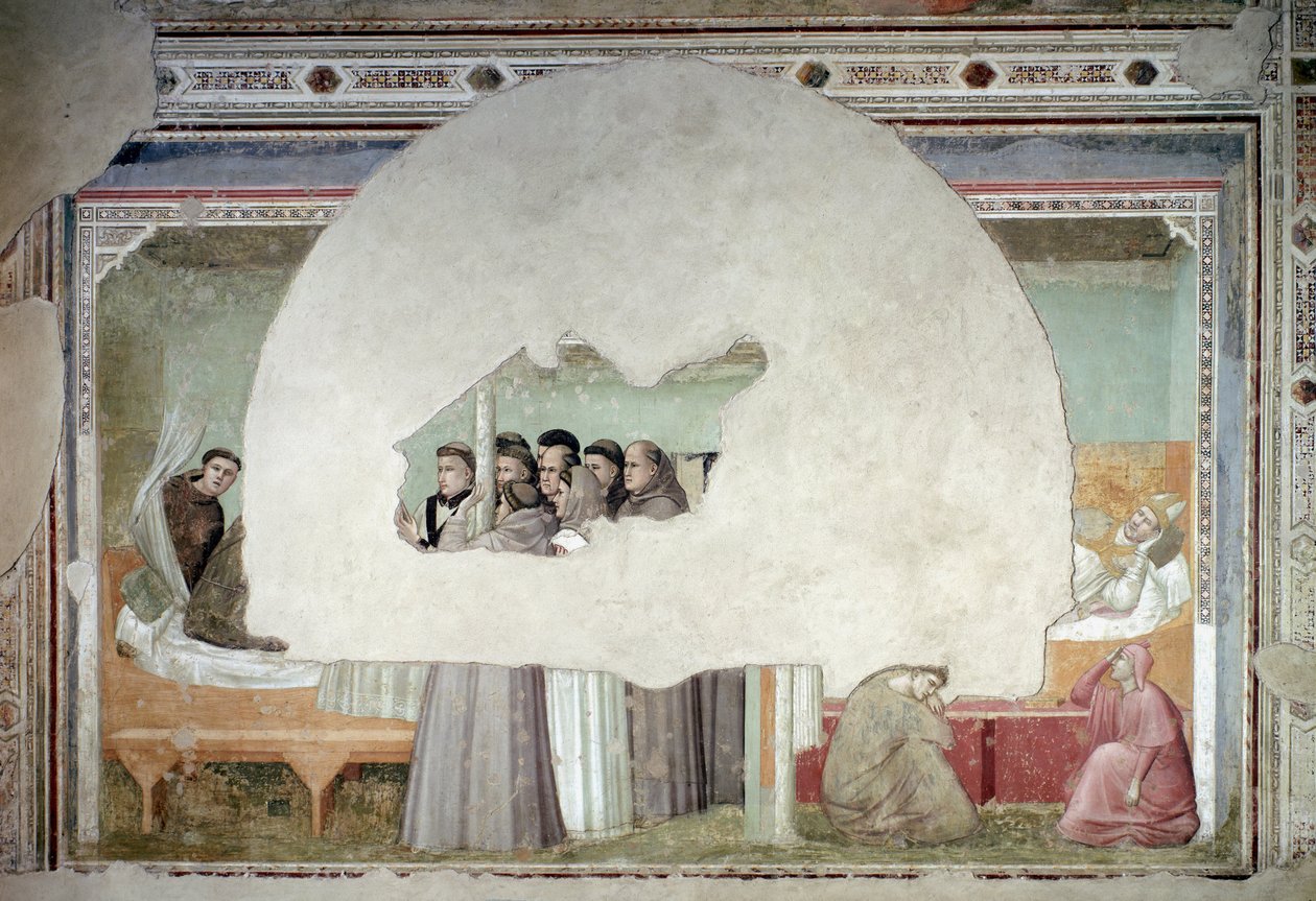 Visioenen van de hemelvaart van Sint Franciscus van Assisi door Giotto (c.1266 1337)
