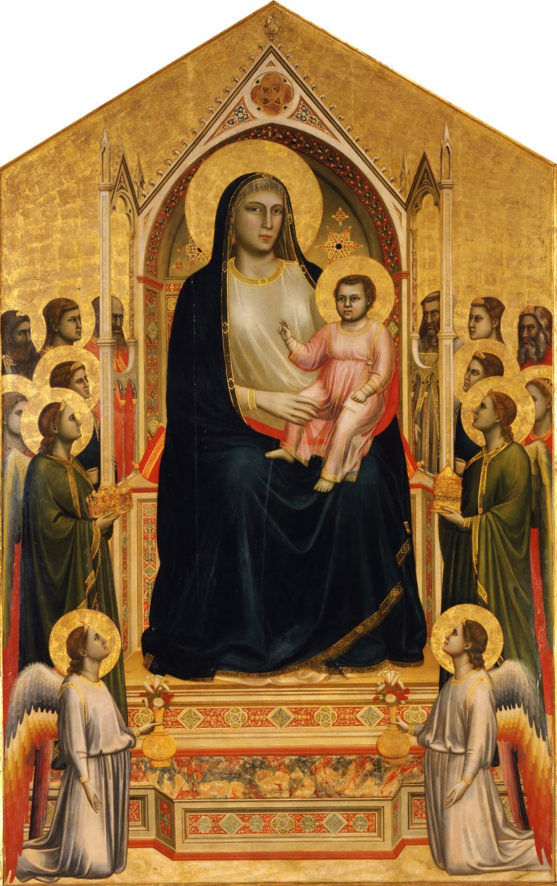 Allerheiligen Madonna Troon door Giotto