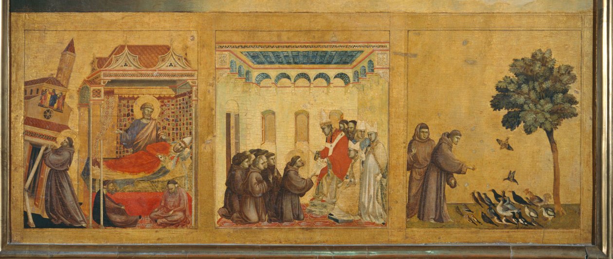 De droom van Innocentius III ... door Giotto di Bondone (style of)