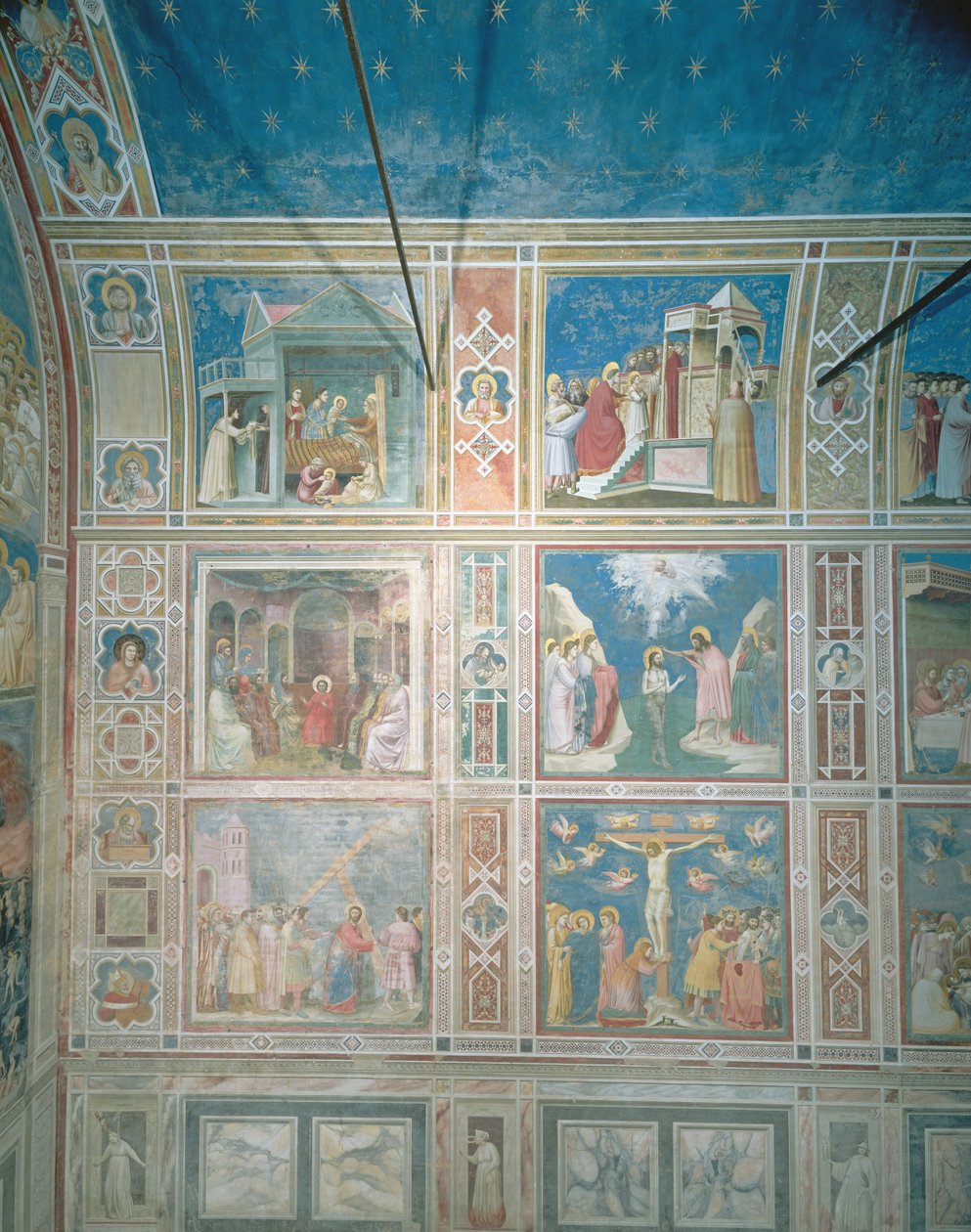 Zicht op de fresco