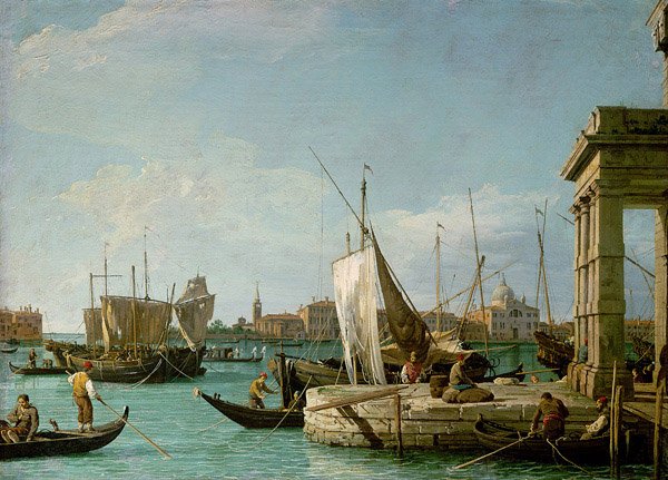 Dogana door Giovanni Antonio Canal