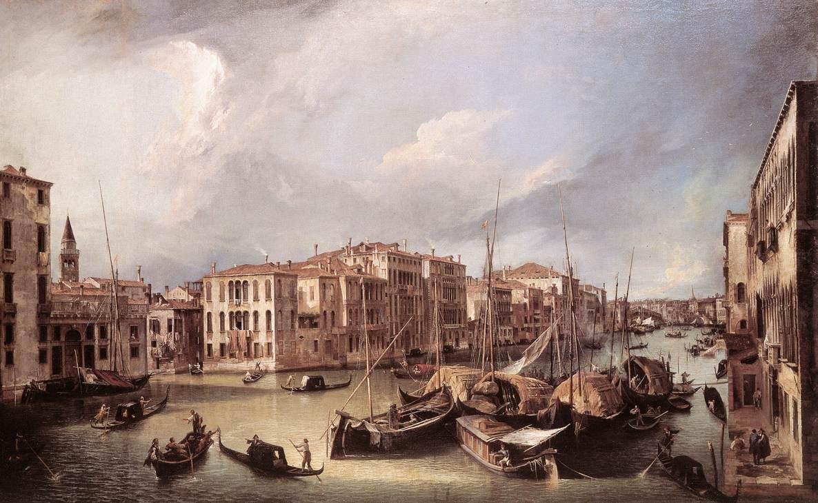 Canal Grande door Giovanni Antonio Canal