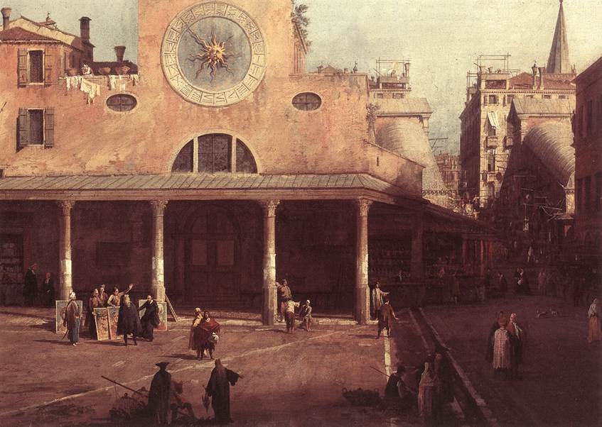 San Giacomo di Rialto door Giovanni Antonio Canal