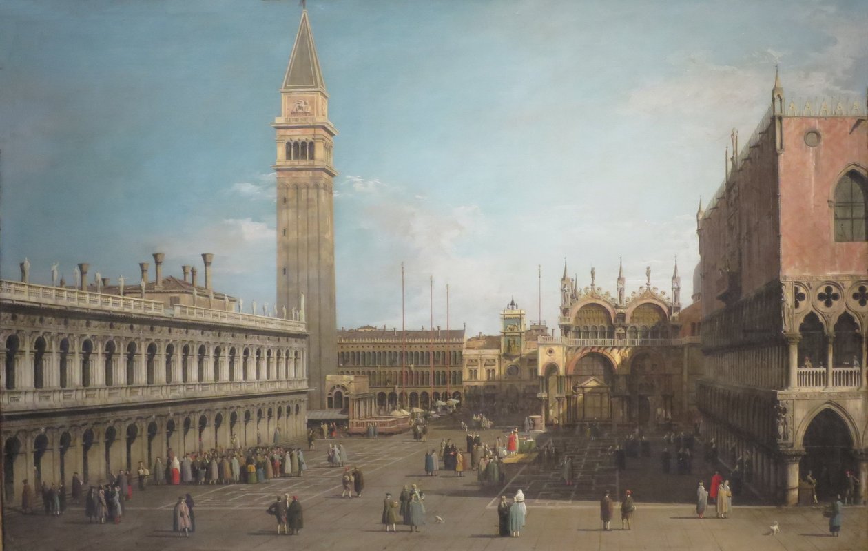 De Piazzetta door Giovanni Antonio Canal