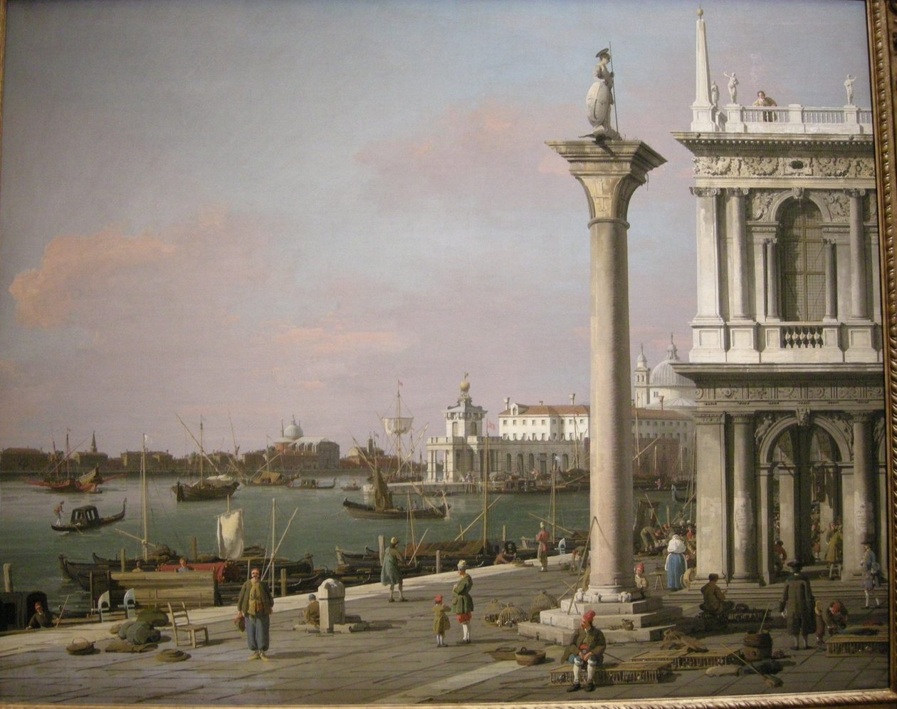 Bacino di San Marco vanaf de Piazzetta door Giovanni Antonio Canal