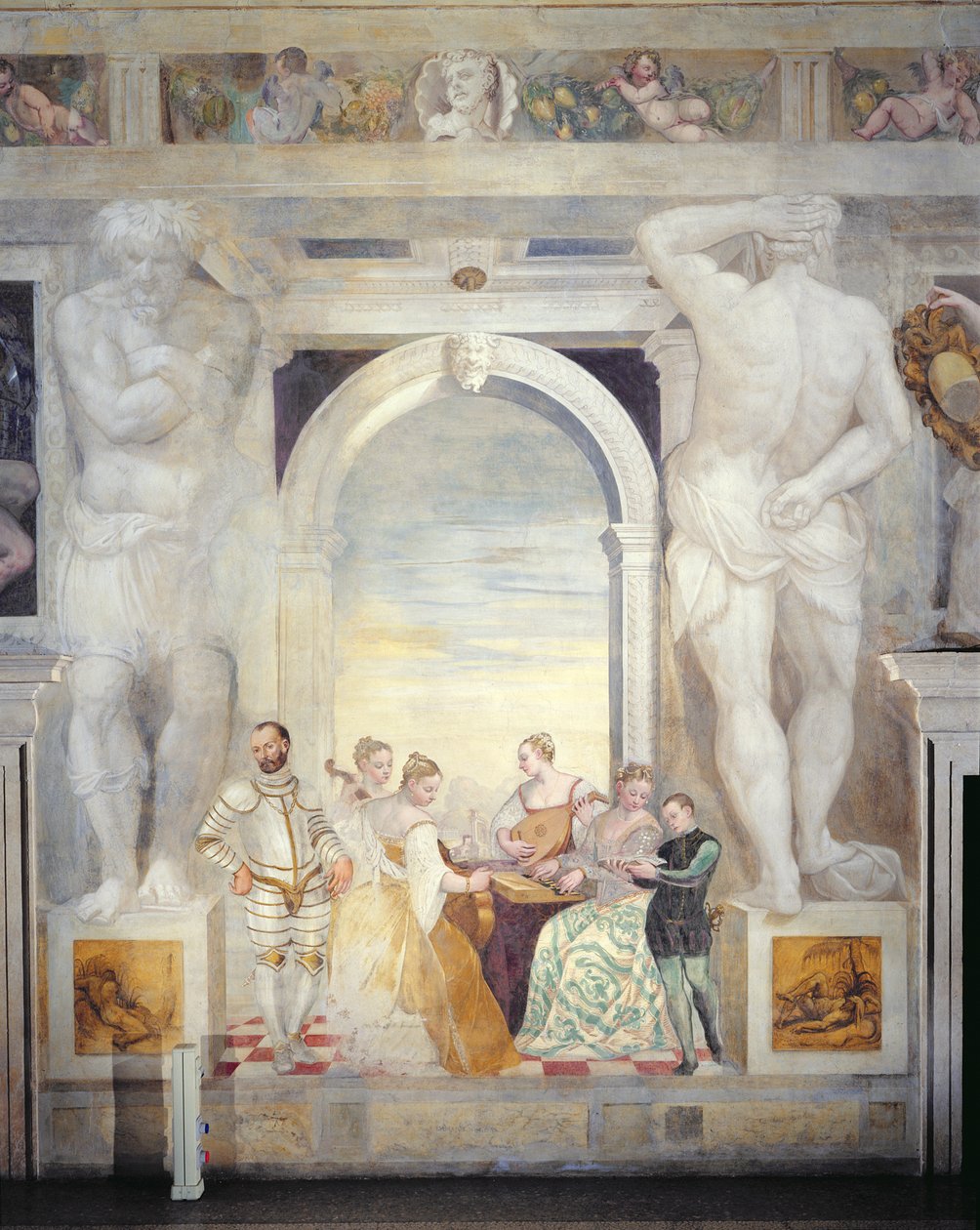 Het concert door Giovanni Antonio Fasolo