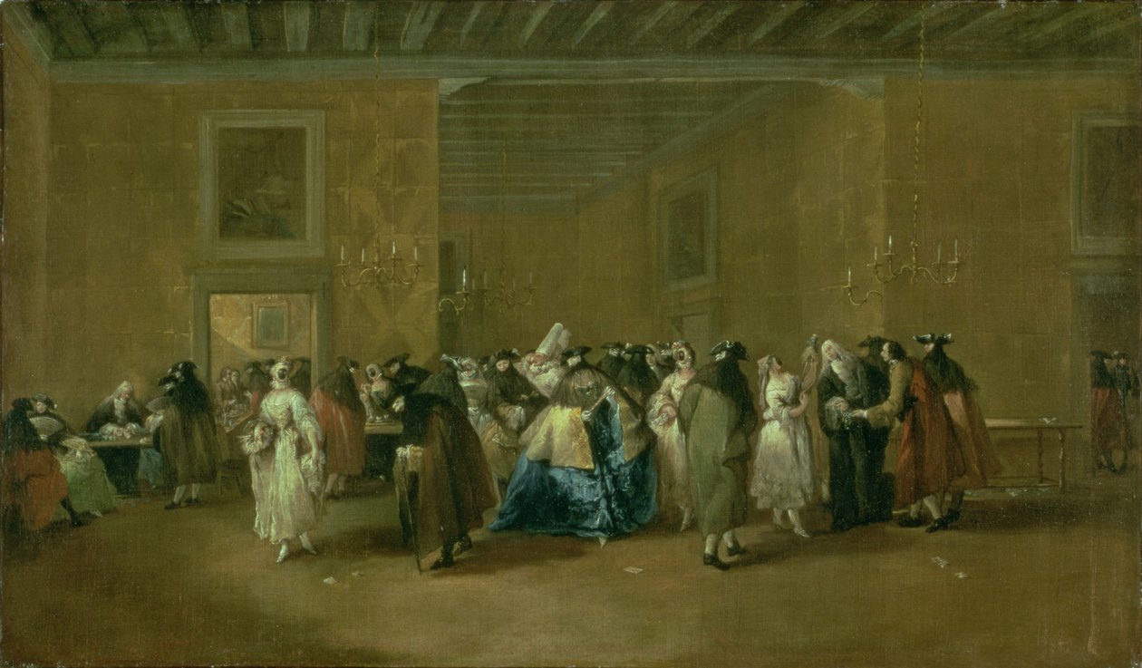 De Sala Grande van de Ridotto, Palazzo Dandolo, San Moise, 1755-60 door Giovanni Antonio Guardi