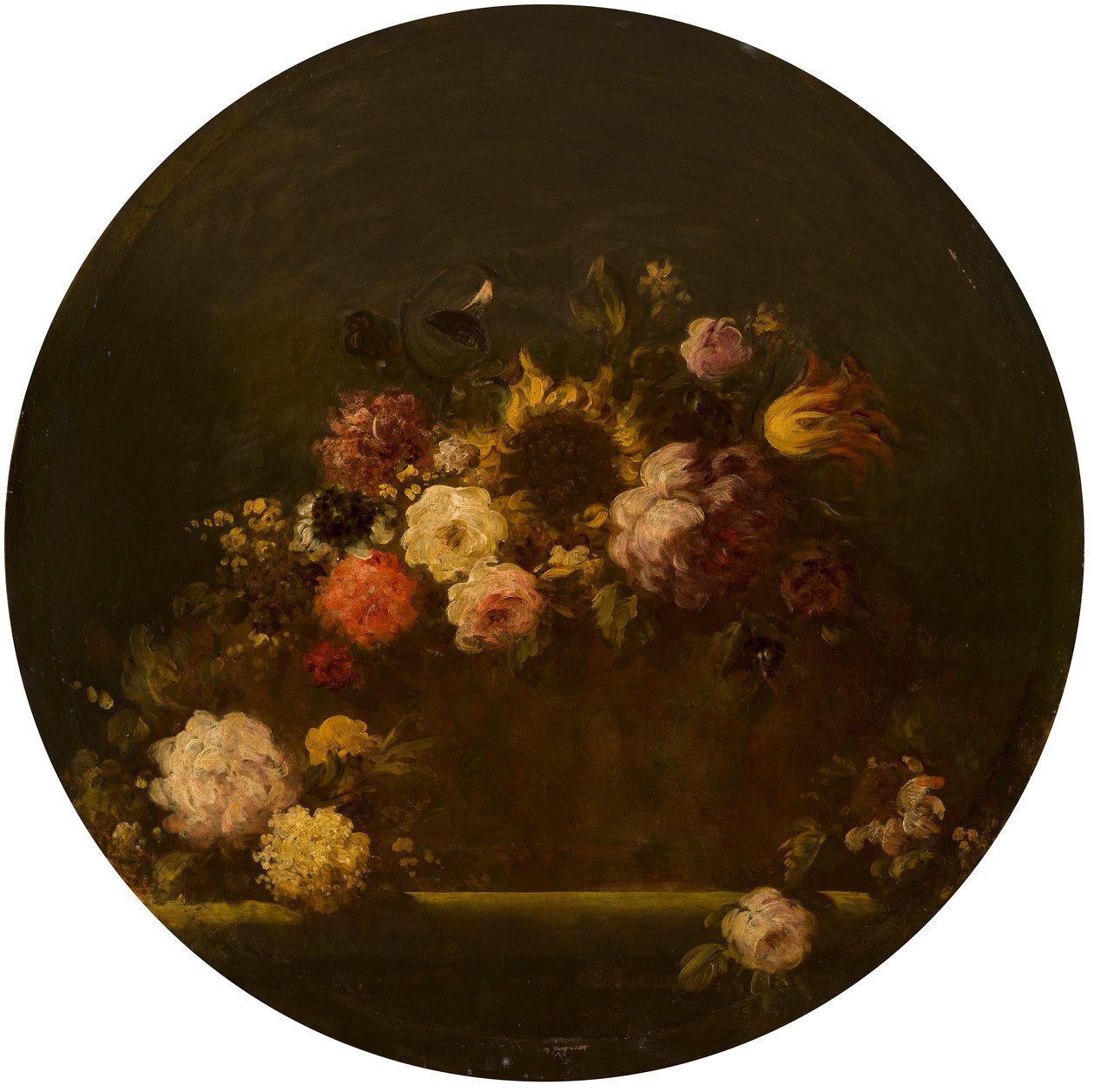 Bloemen in een vaas door Giovanni Antonio Pellegrini