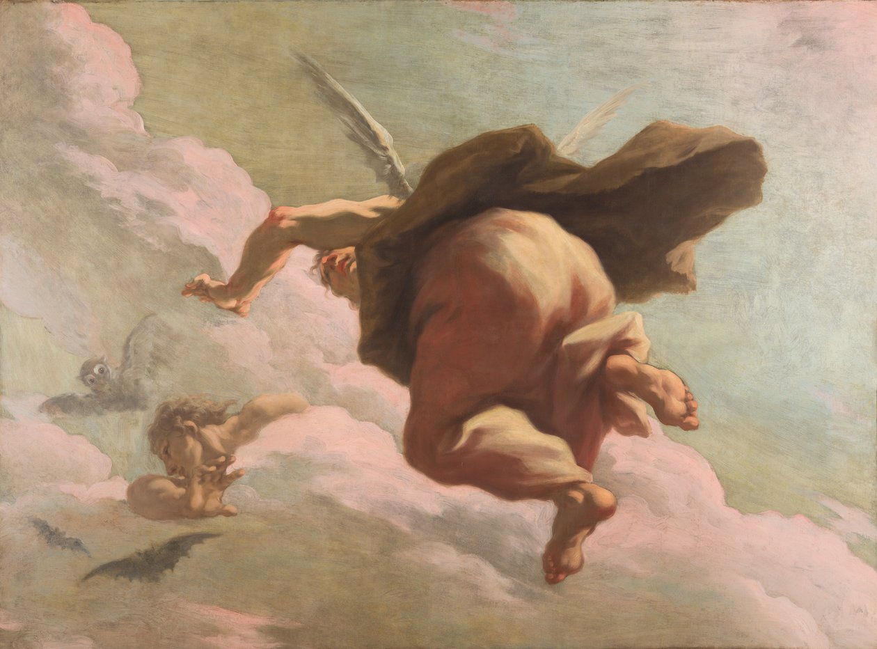 De Afnemende Nacht door Giovanni Antonio Pellegrini