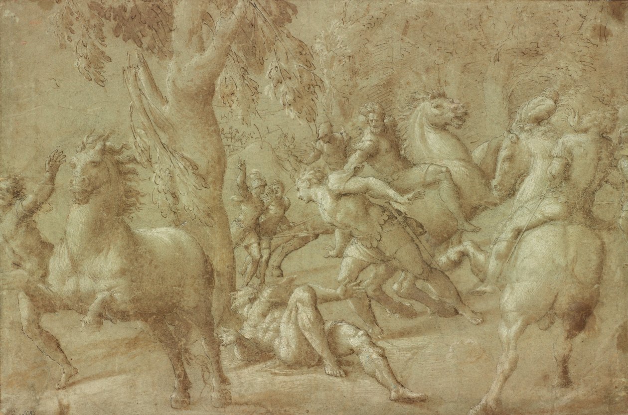 Bekering van Sint Paulus door Giovanni Antonio Sacchis