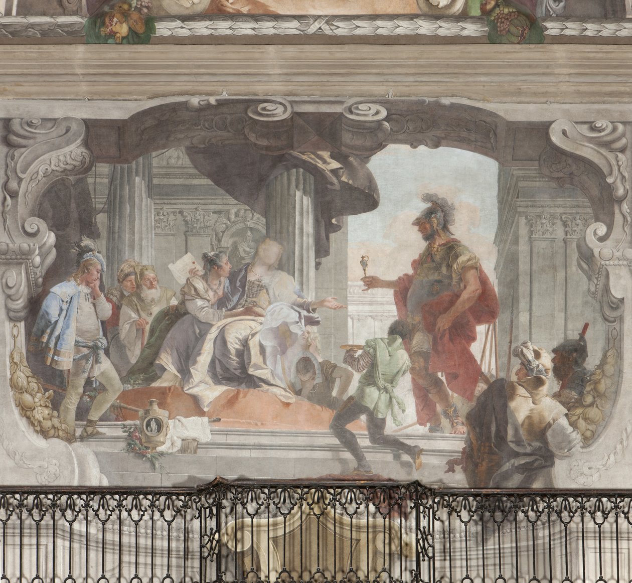 Sofonisba ontvangt het gif van Masinissa door Giovanni-Battista Tiepolo