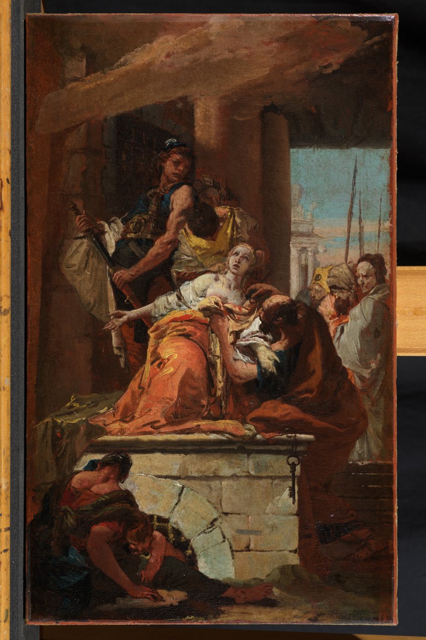 Het martelaarschap van St. Agatha, ca. 1734 door Giovanni Battista Tiepolo