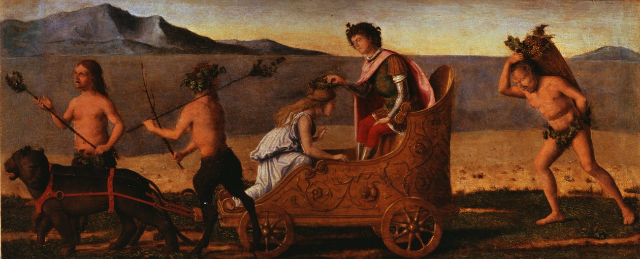 Huwelijk van Bacchus en Ariadne door Giovanni Battista Cima da Conegliano