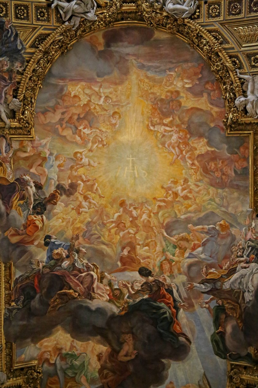 Triomf in de naam van Jezus door Giovanni Battista Gaulli