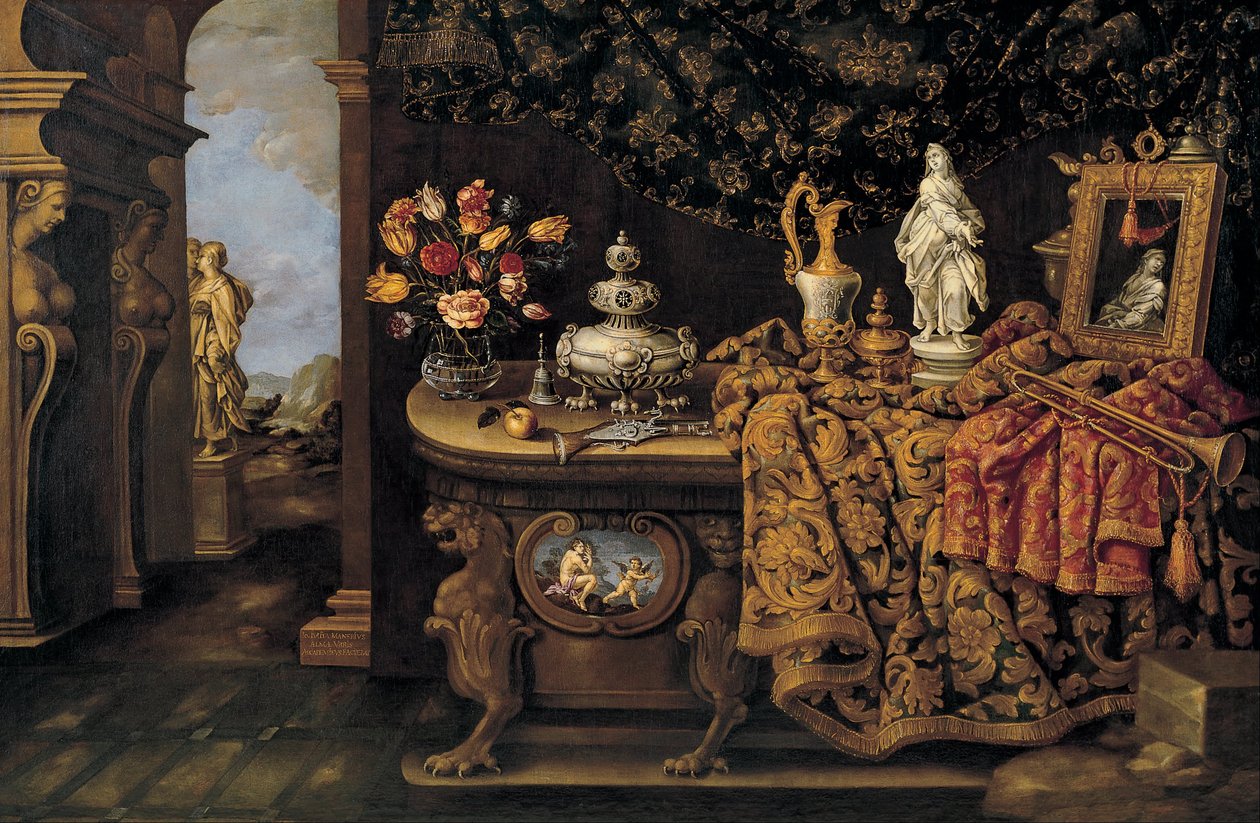 De Vijf Zintuigen door Giovanni Battista Manerius