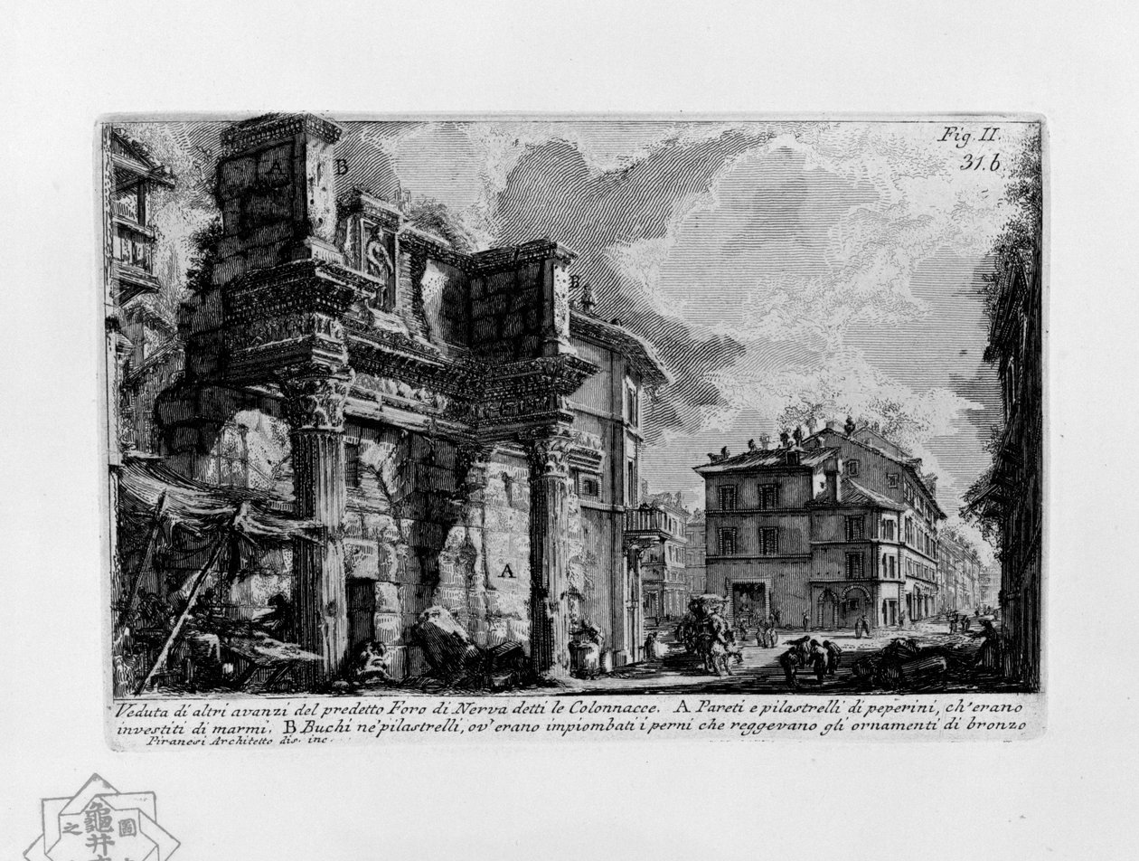 Forum Nervae door Giovanni Battista Piranesi