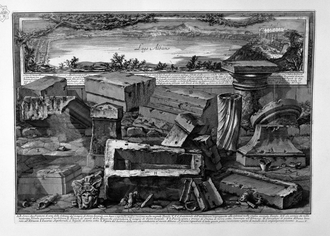 Geen Titel door Giovanni-Battista Piranesi