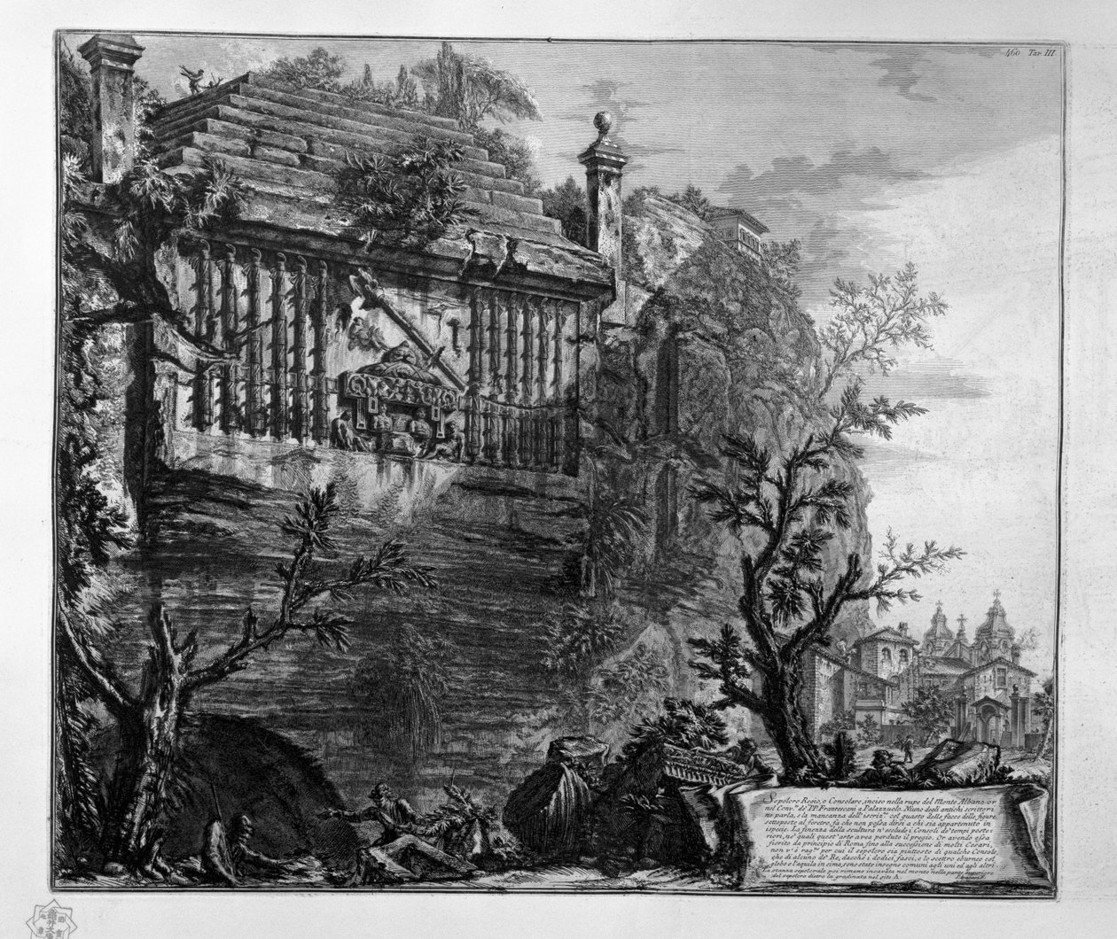 Geen Titel door Giovanni-Battista Piranesi