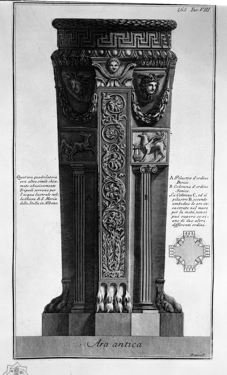 Geen Titel door Giovanni-Battista Piranesi