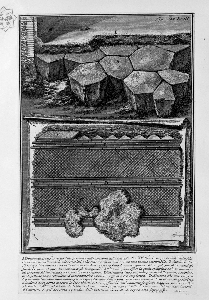 Geen Titel door Giovanni Battista Piranesi