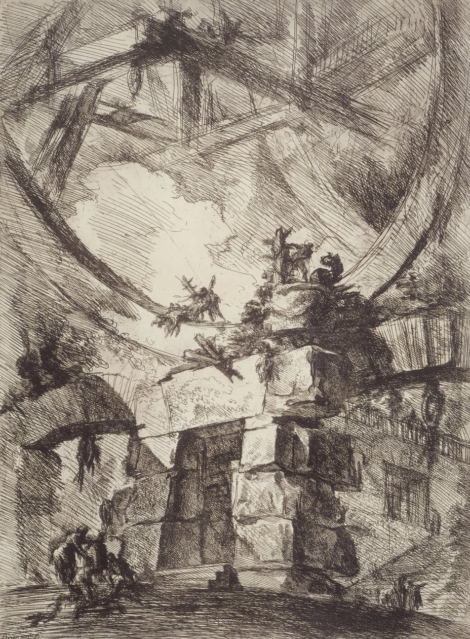 Het reuzenrad door Giovanni Battista Piranesi