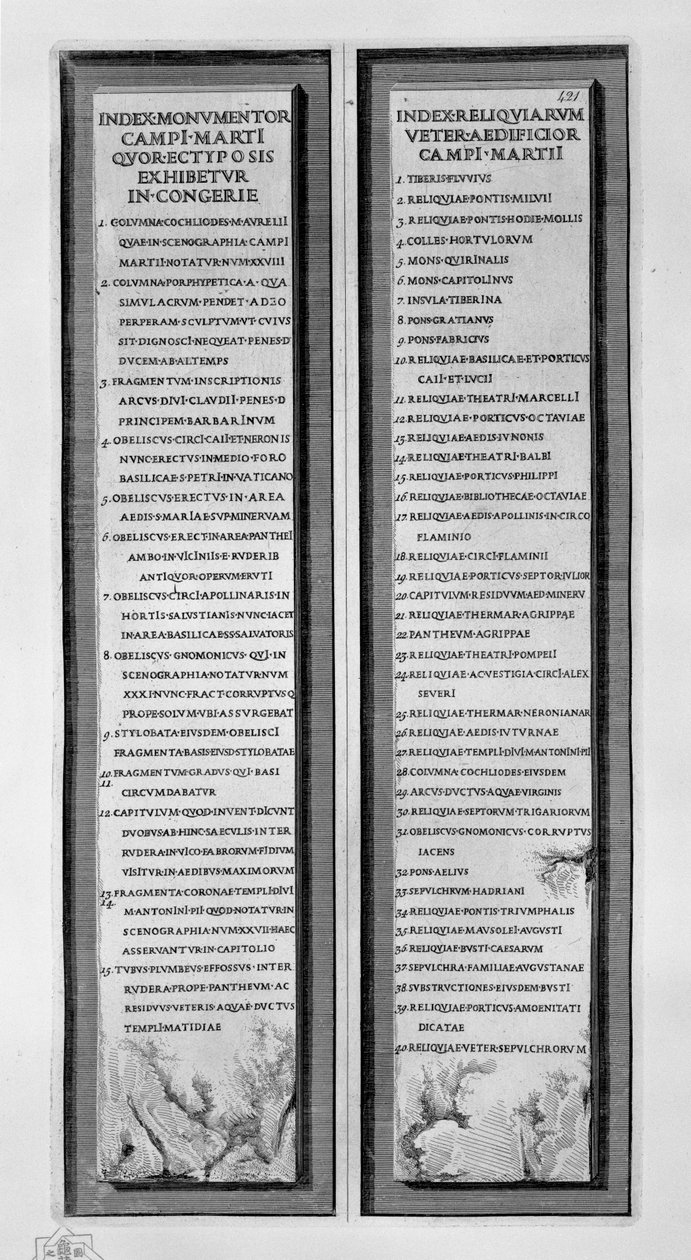 Onbekend beeld door Giovanni Battista Piranesi