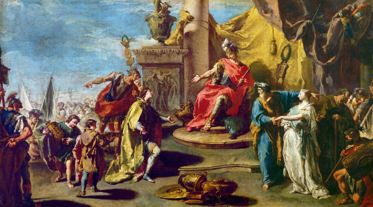 De Matigheid van Scipio door Giovanni Battista Pittoni