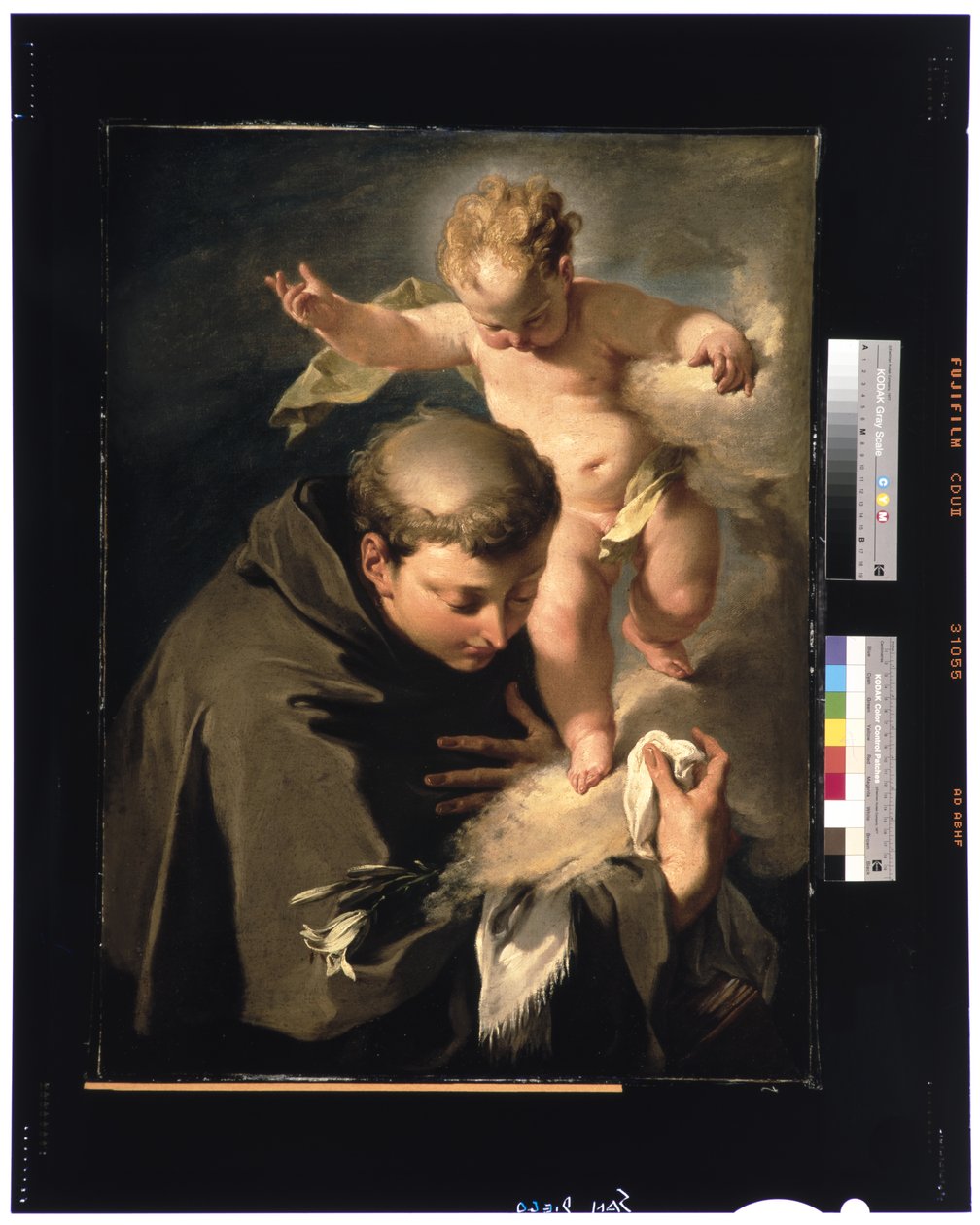 De Visie van Sint Antonius van Padua c.1730 door Giovanni Battista Pittoni
